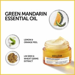 DECLÉOR Decleor Green Mandarin Aromaplastie Glow Booster Mask For Dull & Tired Skin -Care Product Store 3337875806572 decleor Aromaplastie green mandarin board ingredients 2000JPG 11dd96daa3fc8c5e1119bc3ea0940038