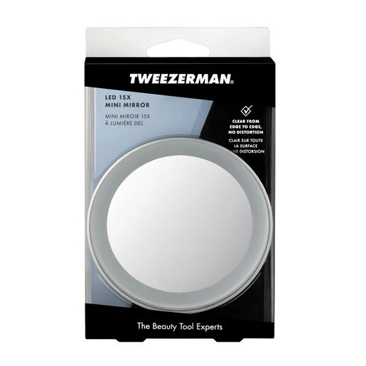 Tweezerman LED 15X Mini Mirror 10 Tweezerman LED 15X Mini Mirror - Image 8