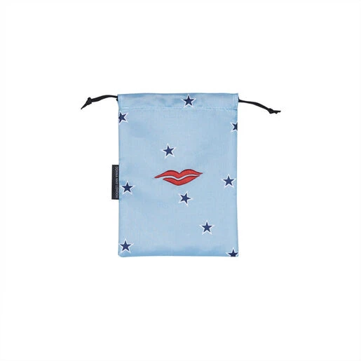 Donna May London Lay Flat Washable Makeup Bag -Blue Star 6 Donna May London Lay Flat Washable Makeup Bag -Blue Star - Image 4