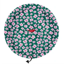 Donna May London Lay Flat Washable Makeup Bag - Green & Pink Flower -Care Product Store DML SMB GPF 1 11dd96daa3fc8c5e1119bc3ea0940038