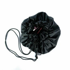 Donna May London Signature Lay-Flat Drawstring Makeup Bag - Black -Care Product Store Donna May signature black 4 11dd96daa3fc8c5e1119bc3ea0940038