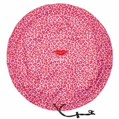 Donna May London Signature Lay-Flat Drawstring Makeup Bag - Red Leopard -Care Product Store Donna May signature red leopard 3 11dd96daa3fc8c5e1119bc3ea0940038