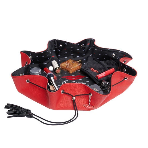 Donna May London Faux Leather Lay Flat Makeup Bag 5 Donna May London Faux Leather Lay Flat Makeup Bag - Image 3