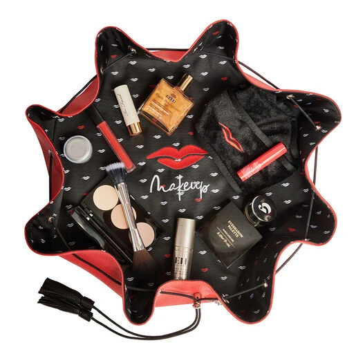 Donna May London Faux Leather Lay Flat Makeup Bag 6 Donna May London Faux Leather Lay Flat Makeup Bag - Image 4