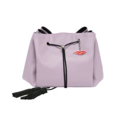 Donna May London Lilac Faux Leather Makeup Bag