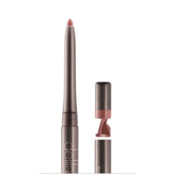 Delilah Lip Line Long-Wear Retractable Pencil -Care Product Store thumbnail Lip Line Buff OPEN CLOSE UP 11dd96daa3fc8c5e1119bc3ea0940038